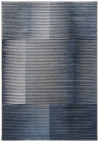 SAFAVIEH Galaxy Collection 5'3" x 7'6" Blue / Navy GAL115M Modern Non-Shedding Living Room Bedroom Dining Home Office Area Rug