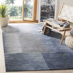 SAFAVIEH Galaxy Collection 5'3" x 7'6" Blue / Navy GAL115M Modern Non-Shedding Living Room Bedroom Dining Home Office Area Rug