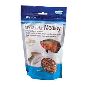 aqueon monster fish medley food, 3.5 ounces each (2 pack - 3.5 oz)
