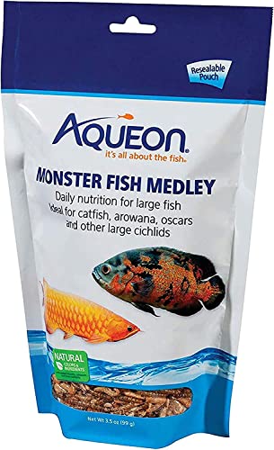 Aqueon Monster Fish Medley Food, 3.5 Ounces Each (2 Pack - 3.5 oz)