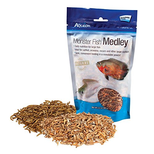 Aqueon Monster Fish Medley Food, 3.5 Ounces Each (2 Pack - 3.5 oz)