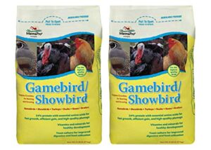 manna pro gamebird showbird crumbles, 5 pounds (pack of 2)