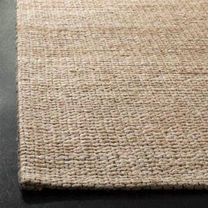 SAFAVIEH Marbella Collection Area Rug - 10' x 14', Natural & Ivory, Handmade Jute, Ideal for High Traffic Areas in Living Room, Bedroom (MRB303B)
