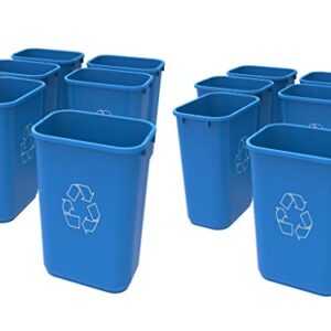 Storex 7-Gal Medium Recycling Basket, 12 units