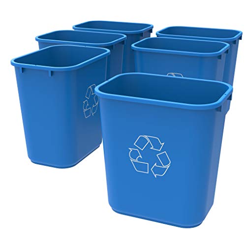 Storex 7-Gal Medium Recycling Basket, 12 units