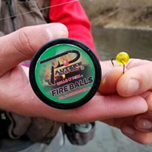 Pautzke Crappie Fire Balls, Pink Shad, Maximize Your Fishing Success - Vibrant Colors, Long Lasting Scent, Made with Pure Salmon Egg Juice, 1.35 oz.