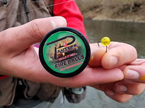 Pautzke Crappie Fire Balls, Pink Shad, Maximize Your Fishing Success - Vibrant Colors, Long Lasting Scent, Made with Pure Salmon Egg Juice, 1.35 oz.