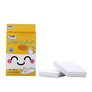 Dr.WOW (5Ct, 2-Pack Magic Cleaning Sponge 2X Compression, 2X Durable Extra Long Melamine Sponge Compression Type 4.33 * 3.15 * 0.79in