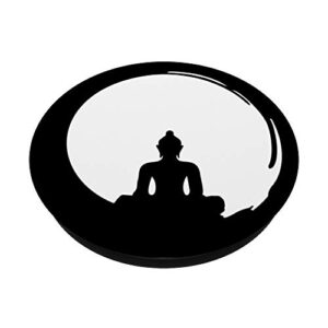 Enso Zen Circle Buddha Meditation Awareness Spirituality OM PopSockets Swappable PopGrip