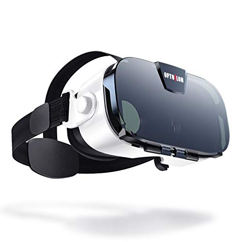 Virtual Reality Headset, 3D VR Glasses for Mobile Games and Movies, Compatible 4.7-6.2 inch iPhone/Android Phone, Including iPhone XS/X/8/8Plus/7/7Plus/6/6Plus/6s/5,Samsung,LG,Nexus etc