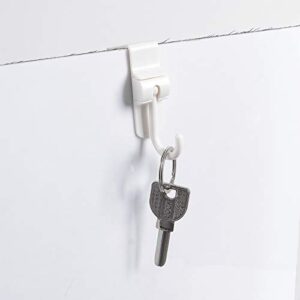 Saim Over The Door Hook Hanger for Bathroom Kitchen Bedroom Offices 6Pcs