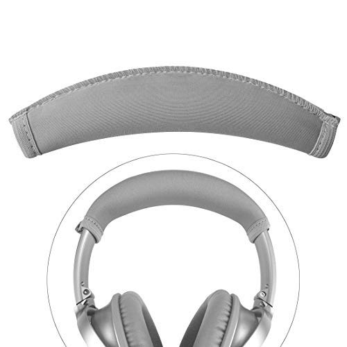 Linkidea Headband Protector, Compatible with Bose QuietComfort QC35, QC25, QC15 Headphones Replacement Headband Cover/Replacement Headband Cushion Pad Repair Parts/Easy DIY Installation (Gray)