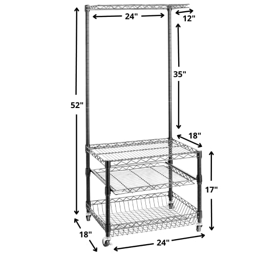 DormCo Suprima Portable Mini Fridge Organizer