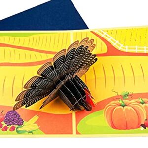 Thanksgiving Cards,3D Pop Up Thanksgiving Greeting Cards best Happy thanksgiving cards for kids with Envelope 1 Pack