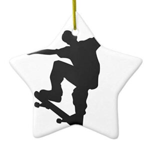 christmas skateboard skate star christmas christmas tree decoration, keepsake,