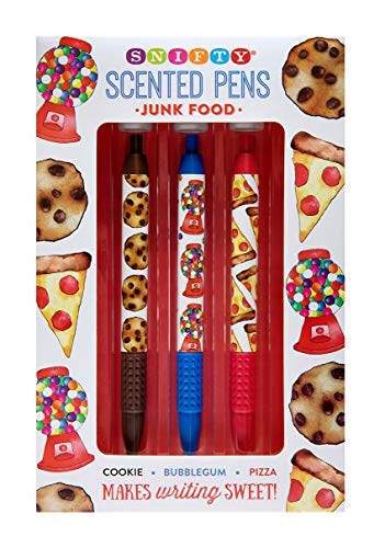 Junk Food Scented Pen Set (3pk) - Cookie, Bubblegum, Pizza