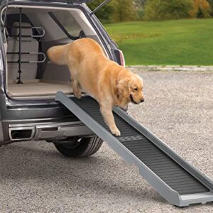 WeatherTech PetRamp, Folding Dog Ramp for Large Dogs to 300 Pounds, Traction Grip Ramps Universal for Car, SUV, Truck