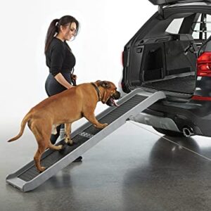 WeatherTech PetRamp, Folding Dog Ramp for Large Dogs to 300 Pounds, Traction Grip Ramps Universal for Car, SUV, Truck