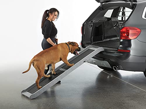 WeatherTech PetRamp, Folding Dog Ramp for Large Dogs to 300 Pounds, Traction Grip Ramps Universal for Car, SUV, Truck