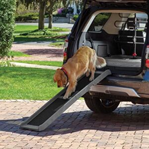 WeatherTech PetRamp, Folding Dog Ramp for Large Dogs to 300 Pounds, Traction Grip Ramps Universal for Car, SUV, Truck