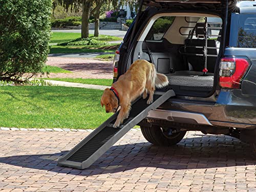 WeatherTech PetRamp, Folding Dog Ramp for Large Dogs to 300 Pounds, Traction Grip Ramps Universal for Car, SUV, Truck