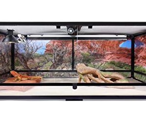 Carolina Custom Cages Reptile 34" T5HO UVB + Double GU10 Basking Light Fixture