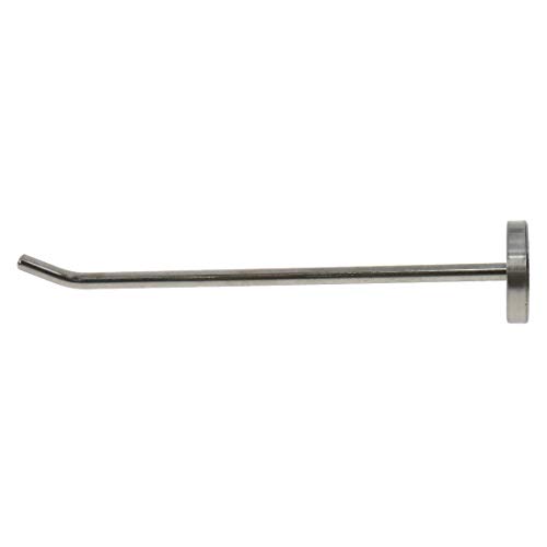 Rannb Long Nose Hook Single Hooks Robe Hook Stainless Steel 8-inch Length - Pack of 4