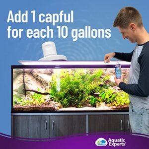 Aquatic Experts KloudAway Freshwater Aquarium Water Clarifier - Clears Cloudy Water, Water Clarifier for Fish Tank, Made in USA (1 Pack)