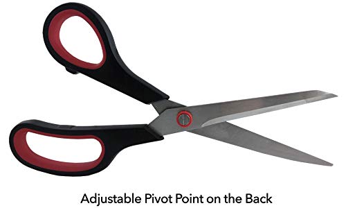 Clipco Stainless Steel Scissors with Ergonomic Handle (Pack of 30)