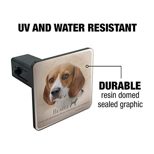 Beagle Dog Breed Tow Trailer Hitch Cover Plug Insert