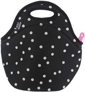 built ny gourmet getaway neoprene lunch tote (splatter dots)