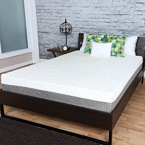 Travel Happy (Custom Size Requests) with A 10 INCH Any King Size New Cooler Sleep Graphite Gel Memory Foam Mattress with Premium Textured 8-Way Stretch Cover Made in The USA