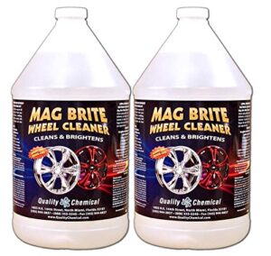 quality chemical mag brite - acid wheel and rim cleaner formulated to safely remove brake dust and heavy road film.-2 gallon case