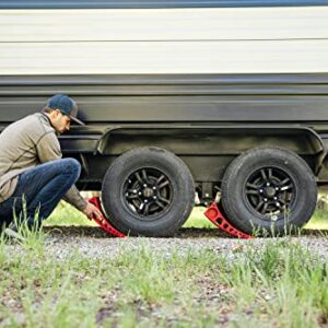 ANDERSEN HITCHES | RV and Trailer Accessories | Single Camper Leveler Block w/Rubber mat | Camper Leveling System | Outdoor Camping Levels | 3604