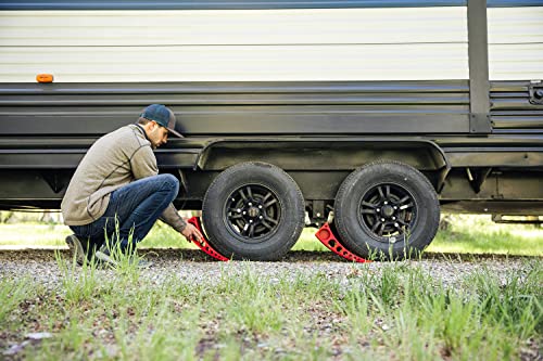 ANDERSEN HITCHES | RV and Trailer Accessories | Single Camper Leveler Block w/Rubber mat | Camper Leveling System | Outdoor Camping Levels | 3604