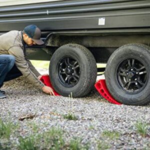 ANDERSEN HITCHES | RV and Trailer Accessories | Single Camper Leveler Block w/Rubber mat | Camper Leveling System | Outdoor Camping Levels | 3604