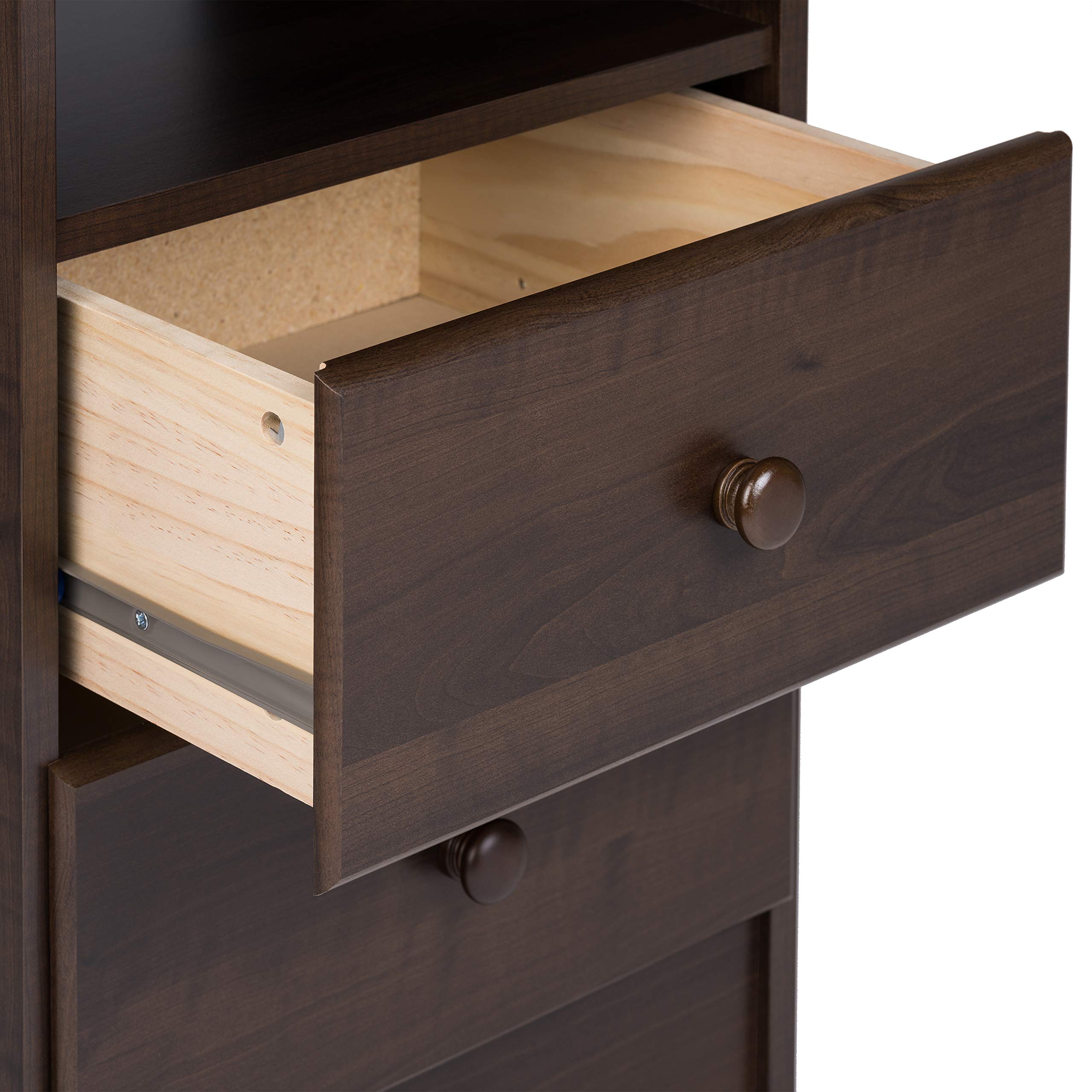 Prepac Astrid 2-Drawer Nightstand, Espresso