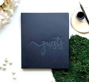 wedding guest book alternative, guest book polaroid, 90 black pages, cardstock, polaroid guestbook with blank pages, instax guest book for wedding photo booth props black guest book wedding.