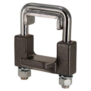 trimax thc200 univeral anti-rattle clamp fits 2" hitch, silver