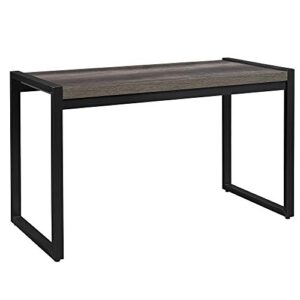 liberty furniture industries tanners creek writing desk, w51 x d24 x h30, gray