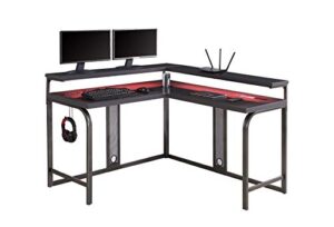 z-line designs series 1.2 performance l desk, grey