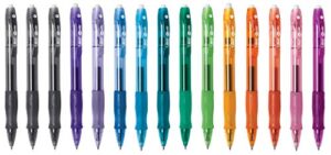 bic gel-ocity original retractable gel pen, medium point (0.7 mm), assorted color, 15-count (15)