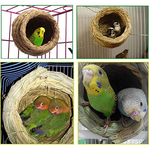 Pet Bird Bird House Bird Nest Parakeet Budgie Cockatiel Finch Sparrows Breeding Nesting Bird Aviary Cage Box Anti-Pecking Bite