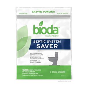 bioda septic system saver, professional strength, 6-pack, 6-month supply