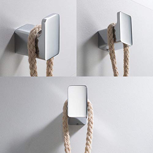 Kraus Stelios Bathroom Robe and Towel Hook, Chrome Finish, KEA-19901CH