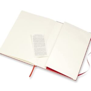 Moleskine Art Sketchbook, Hard Cover, A4 (8.25" x 11.75") Plain/Blank, Scarlet Red, 96 Pages