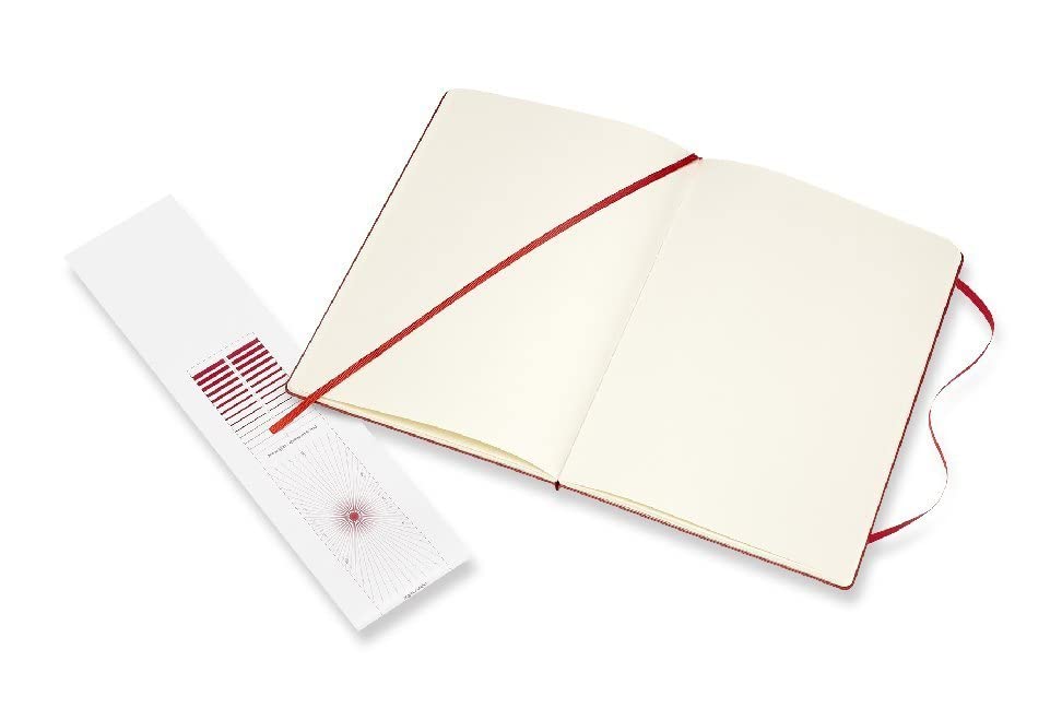 Moleskine Art Sketchbook, Hard Cover, A4 (8.25" x 11.75") Plain/Blank, Scarlet Red, 96 Pages