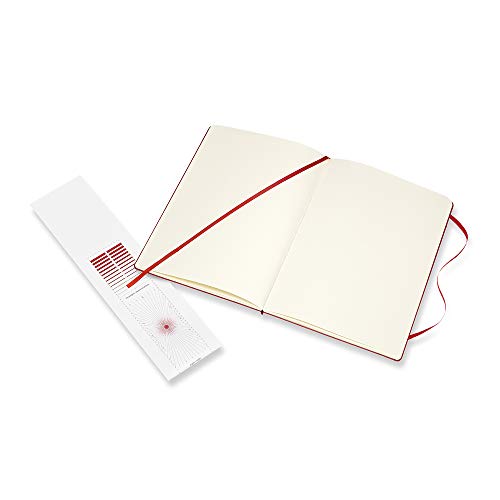 Moleskine Art Sketchbook, Hard Cover, A4 (8.25" x 11.75") Plain/Blank, Scarlet Red, 96 Pages