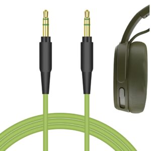 geekria quickfit audio cable compatible with skullcandy hesh evo, hesh anc, hesh 3, crusher evo, crusher wireless, grind, crusher anc cable, 3.5mm aux replacement stereo cord (4 ft/1.2 m)