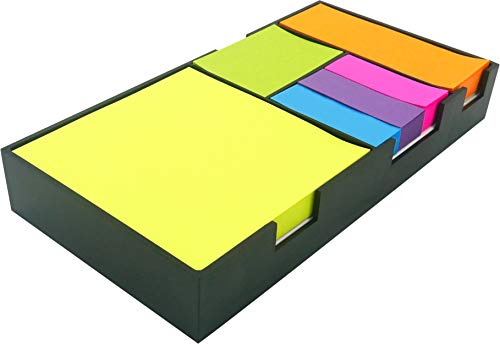 4A Sticky Note Bundle Set, Colored Rectangular Notes and Index Flags Organizer, Gifts for Students and Teachers! 100 Sheets/Pad, 6 Pads/Set, 600 Sheets/Set, 4A BS 1801